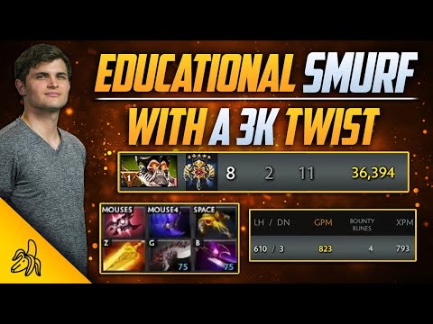 Applying 9k Carry Techniques to 3k Games with a Lane Disadvantage! (Educational Smurf Ep.12)