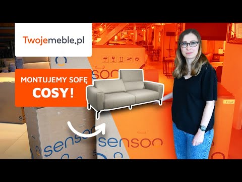 Sofa Cosy - twarda czy miękka? Ty decydujesz! #unboxing #montaż