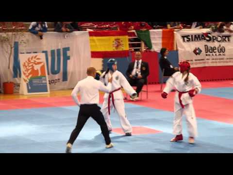 Nika Olondar (RUS) v Abbie ONeill (IRL) - Child Female +55 Sparring