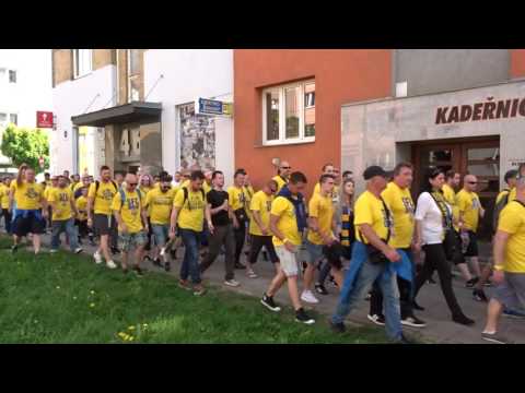 Finále MOL CUP: SFC Opava - Zlín pochod