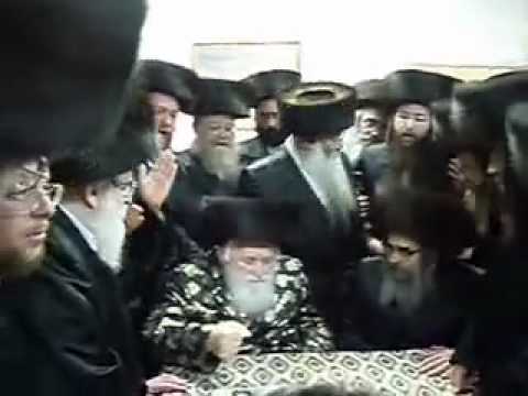 Satmar Grand Rabbi With Grand Rabbi from Viznitz