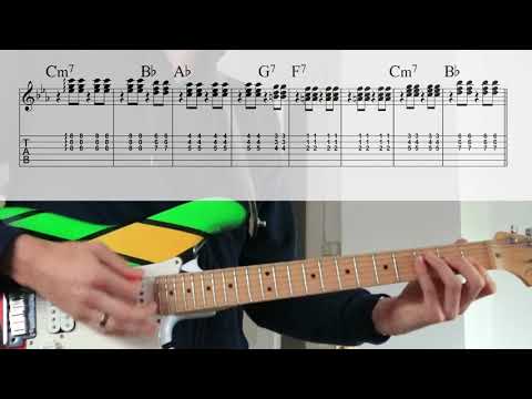 Stevie Wonder - Master Blaster [TABS in video guitar cover]