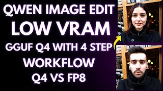 Edição de imagem Qwen no ComfyUI: fluxo de trabalho GGUF e FP8 com baixa VRAM