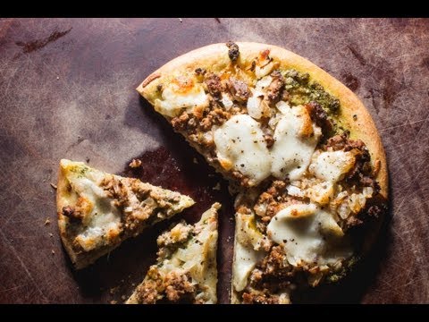 Leftover Meatloaf Pizza