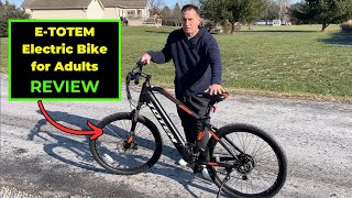 E TOTEM Electric Bike for Adults review
