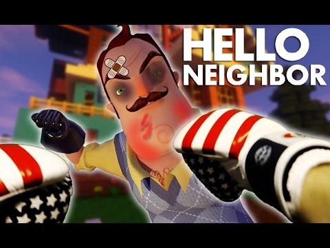 Realistic Minecraft: Hello Neighbor - Batman vs Neighbor FIGHT