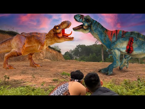 The Best Dinosaur Battle All Part | T-Rex Chase | Jurassic Park Fan Made Movie | TNAction