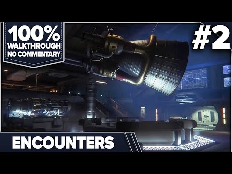 Alien: Isolation 100% Cinematic Walkthrough (Nightmare, No Damage) 02 ENCOUNTERS
