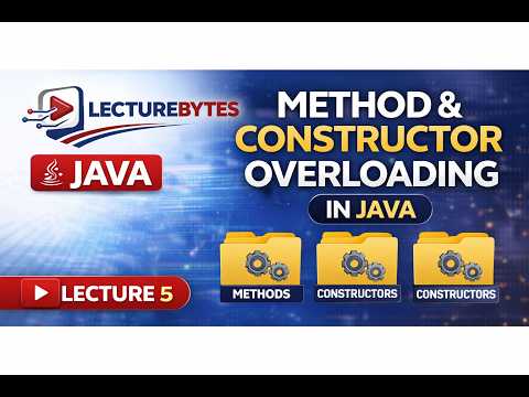 Method Constructor Overloading In Java Lecture 5