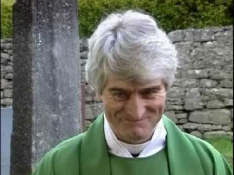 The late, great Dermot Morgan as Father Ted.