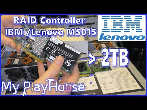 IBM M5015 Raid Controller in x3650 M1 for Over 2TB Drives - 451