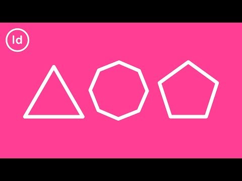 How to Create Shapes & Frames | InDesign Tutorial - YouTube