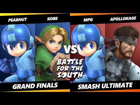Battle for the South GRAND FINALS - peabnut & Kobe Vs. ApolloKage & MPg - Smash Ultimate - SSBU