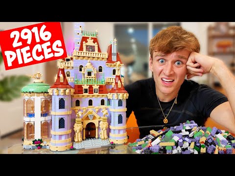 Building The NEW Lego Disney Castle *my poor fingers*