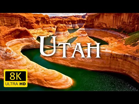 Utah's Breathtaking Landscapes in 8K: Scenic Relaxation 8K UHD