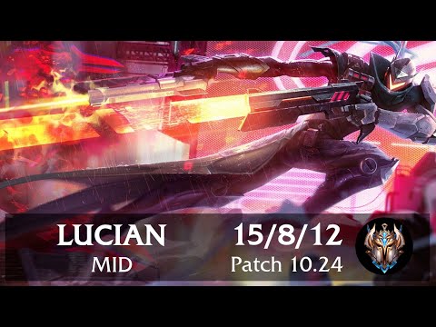 Lucian Mid vs Seraphine | Pinoy Challenger Replay Preseason Patch 10.24