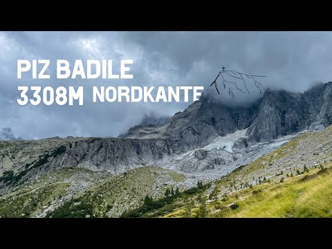 Piz Badile 3308m Nordkante V+