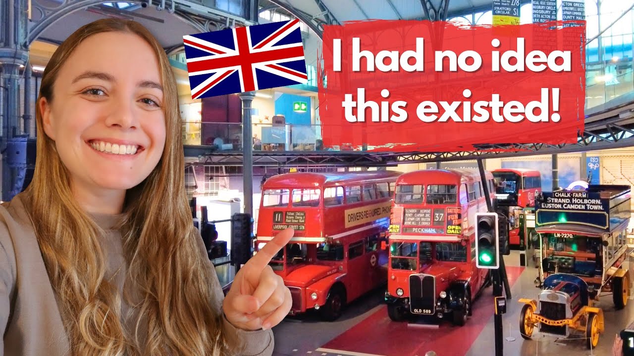 Join a traveler on a captivating journey through the London Transport Museum.