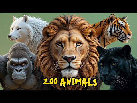 Zoo Animal Sounds Song for Kids | Fun Nursery Rhymes & Animal Songs