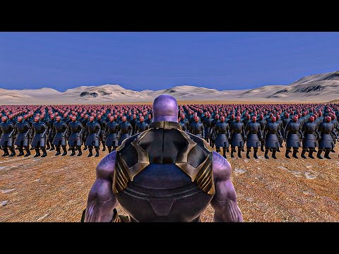 1 Thanos vs 5000 Darth Mauls - Ultimate Epic Battle Simulator