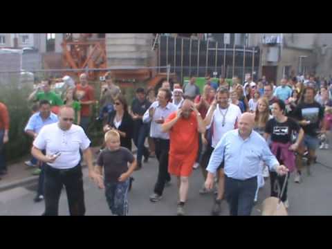 de Q-SPONSORTOCHT - Aankomst in Wetteren