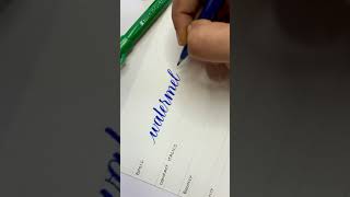 Multiple Brush Calligraphy Styles with Pentel Sign Brush Pens