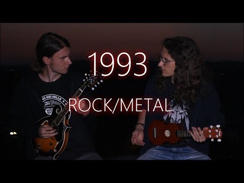 Year 1993 in 2 minutes (ROCK/METAL)