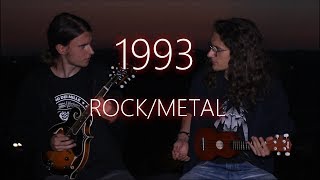 Year 1993 in 2 minutes (ROCK/METAL)