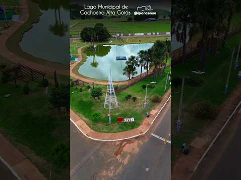 CACHOEIRA ALTA GOIÁS, PROJETOS VISAO AÉREA - LAGO MUNICIPAL.