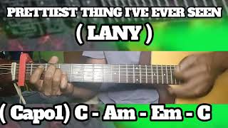Download lagu PRETTIEST THING I'VE EVER SEEN ( LANY ) BASIC CHORDS TUTORIAL GUITAR mp3