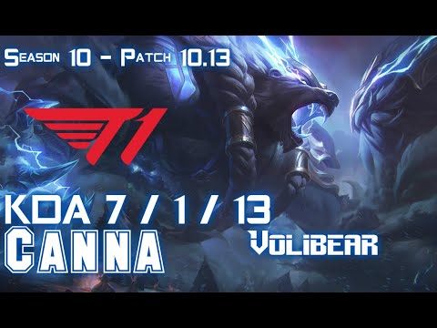 T1 Canna VOLIBEAR vs DIANA Jungle - Patch 10.13 KR Ranked