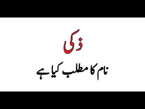 Zaki Name Meaning in Urdu | Zaki Name Ka Kia Matlab Ha | Baby Name | Geo ISLAM