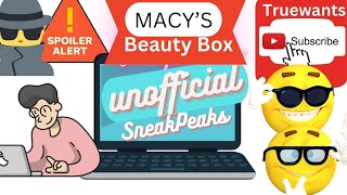 Macys Spoiler May 2024 SneakPeek Monthly Beauty Box Reveal  & Bonus & Coupon Informative New Video