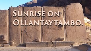 Only in early May and late July,, the sun rises at the very EDGE at the Temple of the Sun
