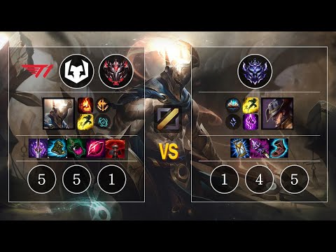 T1 Allmight Pantheon vs Twisted Fate Mid - KR GrandMaster Patch 10.10