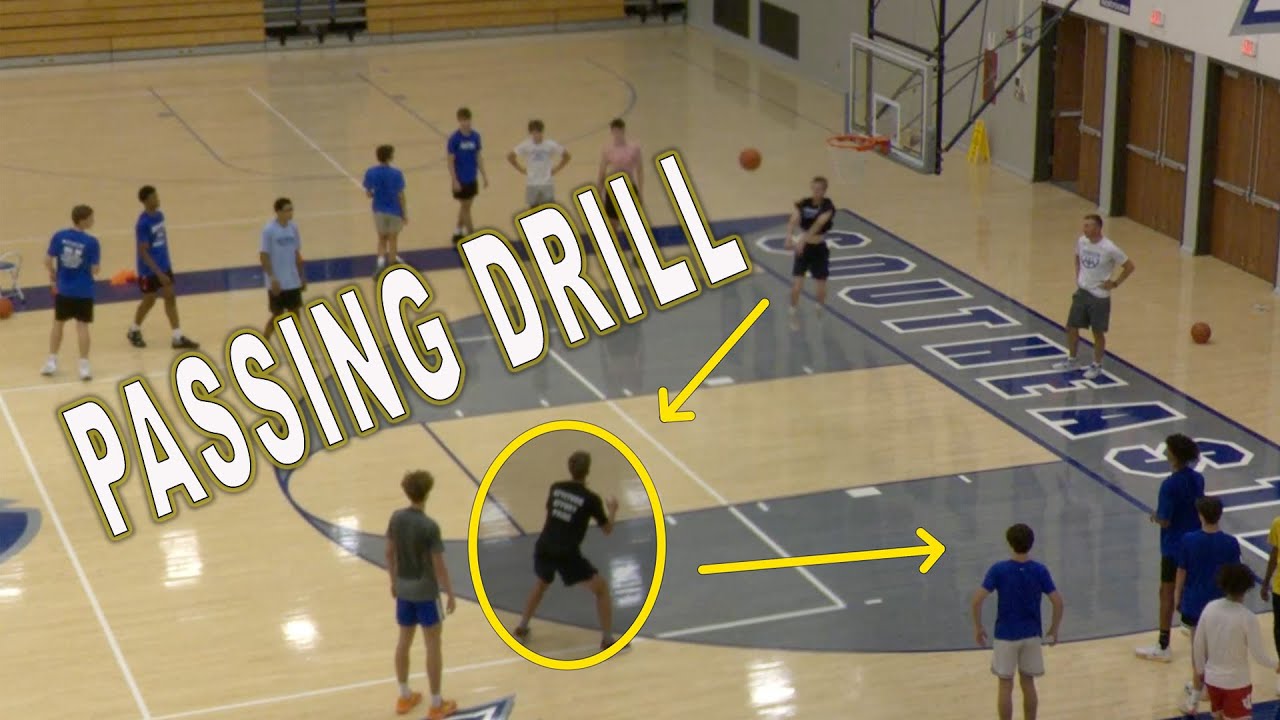 Basketball Passing Drill - 4 Spot Passing