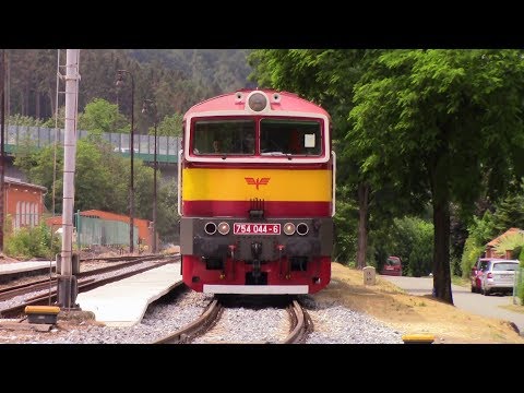 Vlaky na Posázavském Pacifiku v neděli 10.6.2018