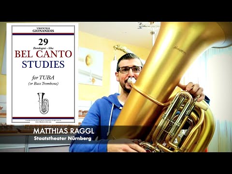 GIONANIDIS: 29 Bel Canto Studies for tuba | ✥No.24✥ | Matthias Raggl, Staatsphilharmonie Nürnberg