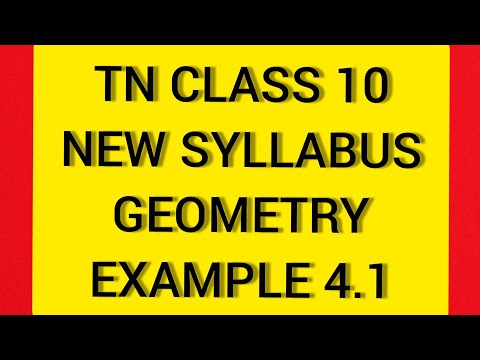 TN Samacheer 10 Maths New Syllabus Geometry Example 4.1