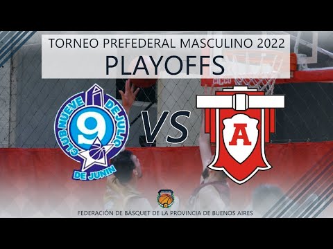 Prefederal Masculino de Mayores 2022 - Playoffs - Juego 1 - 9 de Julio (J) vs Atenas (LP)