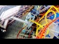 Mindbender back seat on-ride backwards HD POV Galaxyland Amusement Park