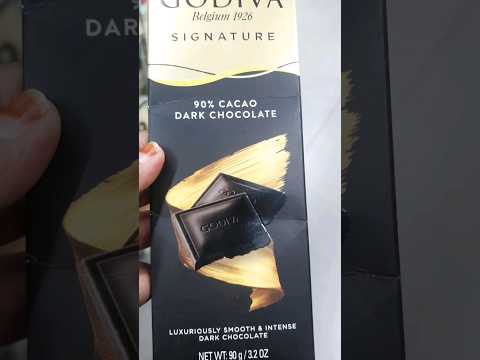 Godiva 90%Cocoa darkchocolate #Godiva #darkchocolate #shortfeed #chocolate#uaefood #trendingonshorts