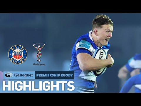 Bath v Harlequins - HIGHLIGHTS | Win Streak Extended To Four | Gallagher Premiership 2022/23