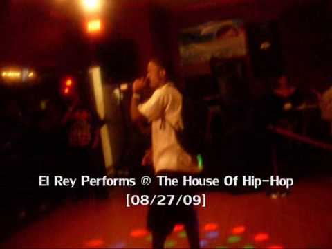 El Rey performs "bottles in the air" @ The House of Hip-Hop [08/27/09]