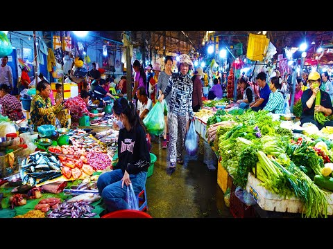 Khmer Traditional Food Market - Cambodian Routine Food & Lifestyle, Food Rural TV
