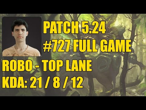 VFK Robo - Top: Hecarim vs Malphite - EUW Challenger #727 Full Game