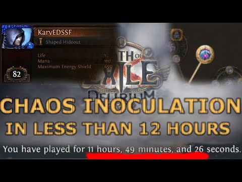 [Path of Exile] SSFHC CI In Less Than 12 Hours As ED Trickster | 3.10 Delirium HC SSF #1