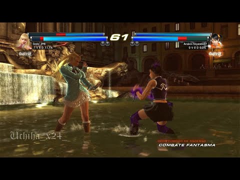 30 Xiaoyu y Miharu VS Ganryu y Lili - Tekken Tag 2 ( Uchiha x24 ) Gameplay PS3