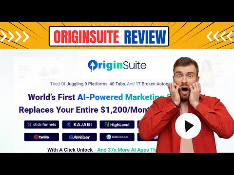 OriginSuite Review & Demo - Funnel Builder, Email Writer, Webinar Tool & More