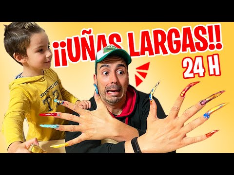 24 horas CON UÑAS EXTRA LARGAS ¿Podrá ir al BAÑO?